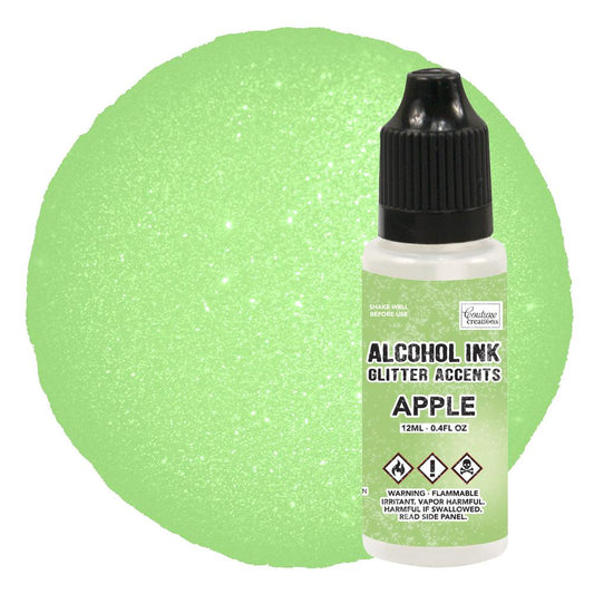 Couture Creations 12ml Apple Glitter Accents Alcohol Ink CO728349
