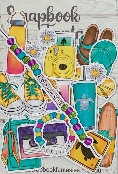 Colour-Cuts Minis - Beach Fun (22 pieces) Designed by Alicia Redshaw