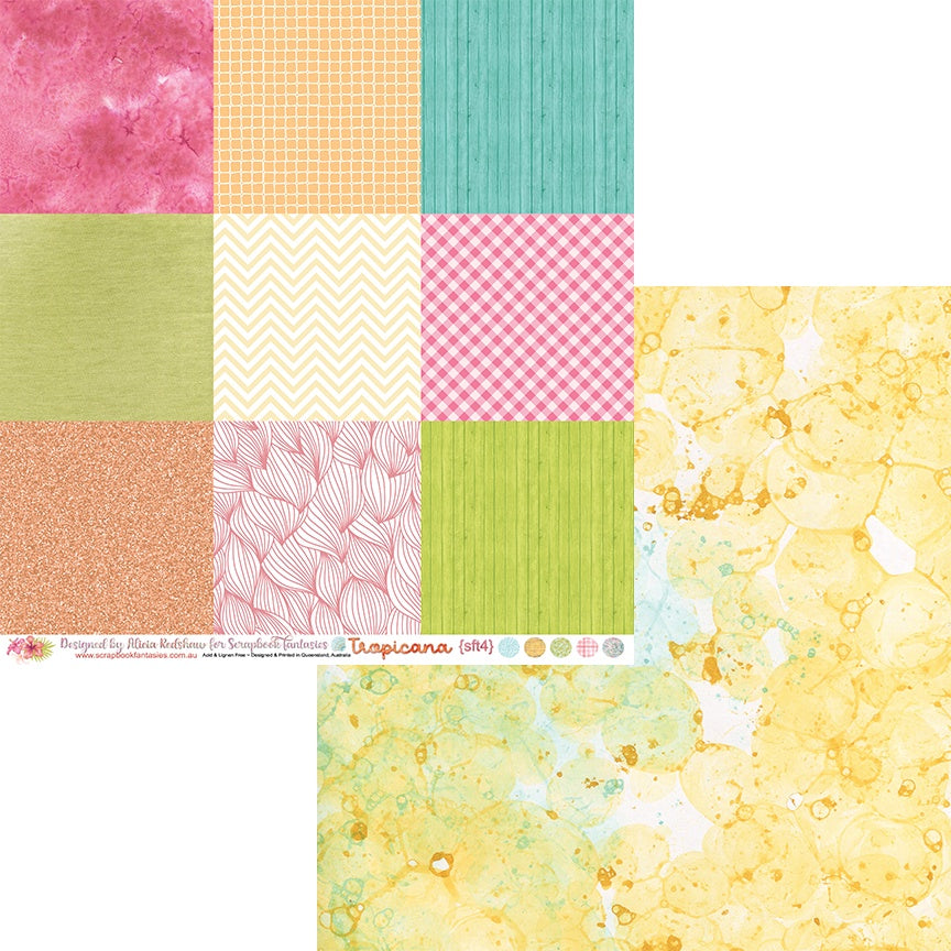 Tropicana 12x12 Double-Sided Patterned Paper 4