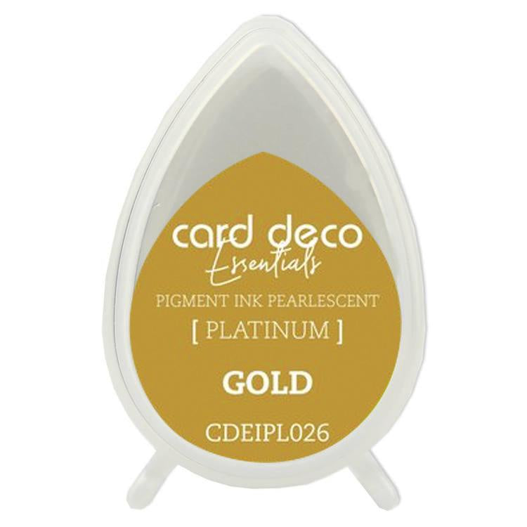 Card Deco Essentials Pearlescent Pigment Ink - Gold - CDEIPL026