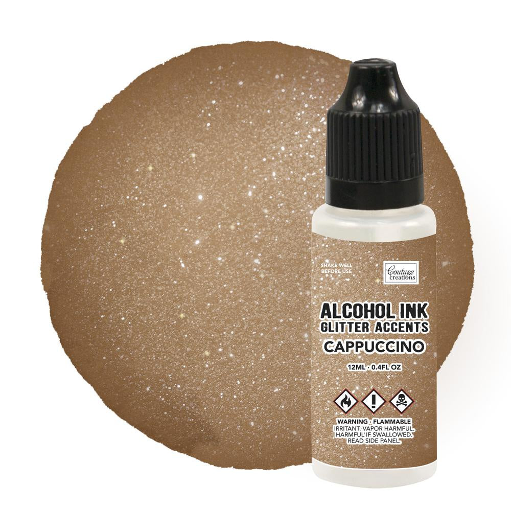 Couture Creations 12ml Cappuccino Alcohol Ink Glitter Accents CO727674