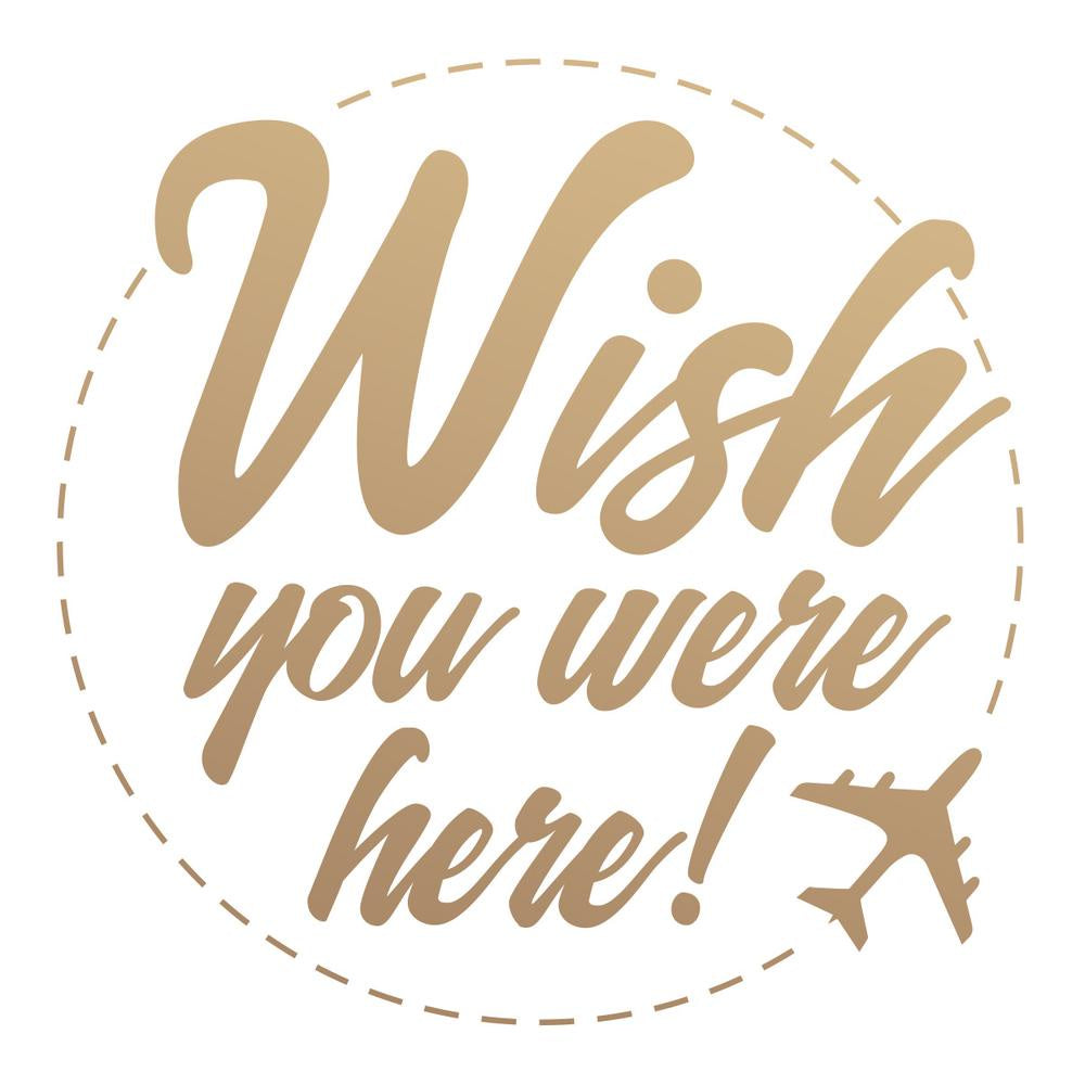 Couture Creations - Mini Stamp - New Adventures - Wish You were here (CO727788)