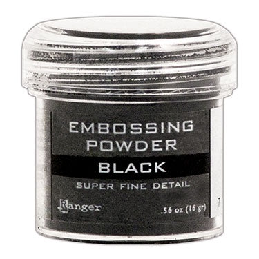 Ranger Embossing Powder - Black Super Fine Detail - EPJ37392