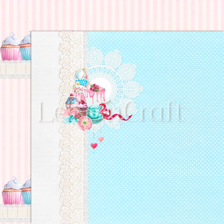 LemonCraft - 12 x 12 Something Sweet Pattern Paper  01  (LEM-SOMSWE01)