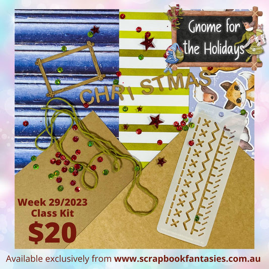 Class Kit - Live Classes Week 29/2023 with Alicia Redshaw (Monday 17 July) - Gnome for the Holidays