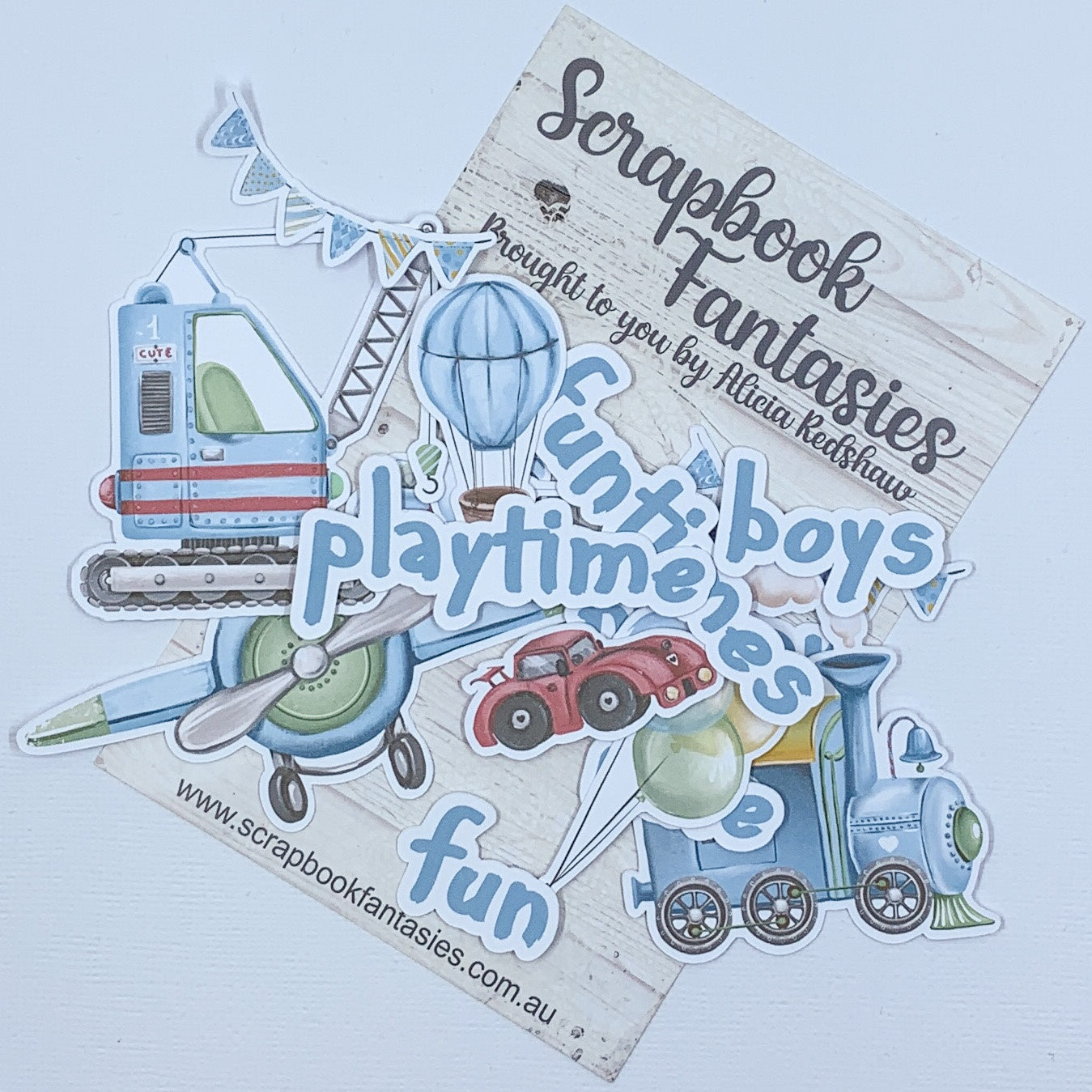Playtime Colour-Cuts Minis - Playtime & Funtimes (16 pieces) Designed by Alicia Redshaw