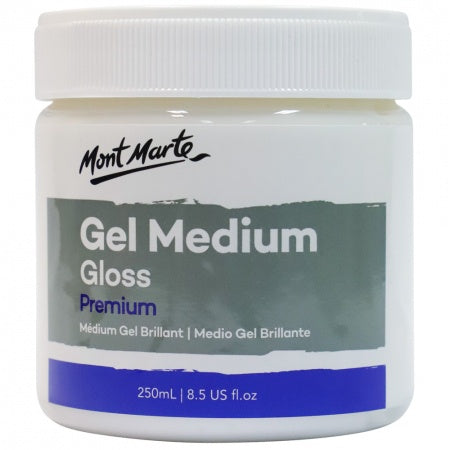Mont Marte Gel Medium Gloss Premium 250ml MAMD0014