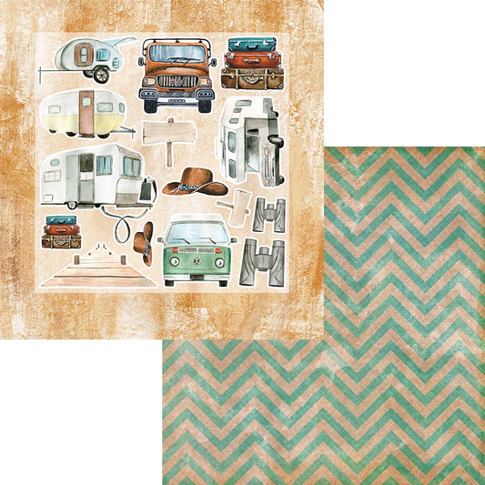 Getaway 12x12 Double-Sided Patterned Paper 6