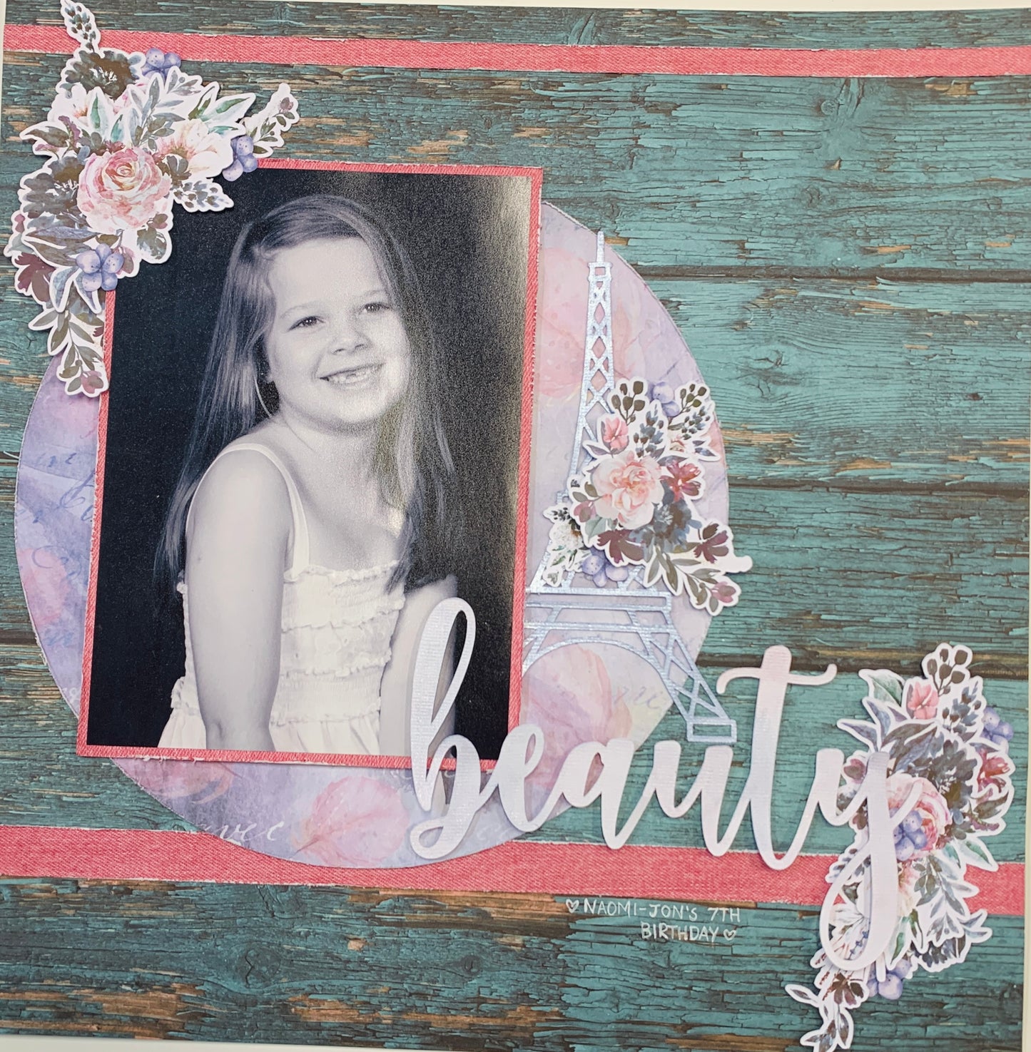 Runaway Princess/ Tropical Ambience Layout Friday Night Scrap-Along Kit - 3 March 2023