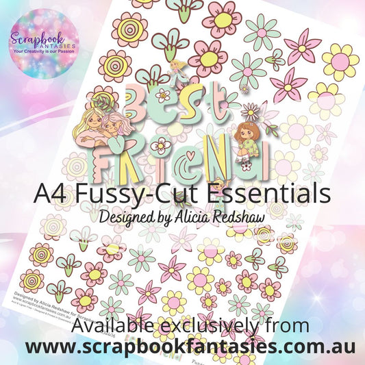 Best Friend A4 Colour Fussy-Cut Essentials - Flowers 232406