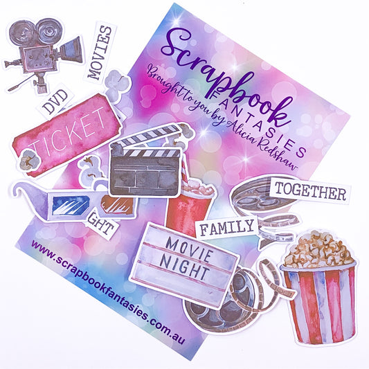 Colour-Cuts Minis At the Movies (22 pieces) Designed by Alicia Redshaw