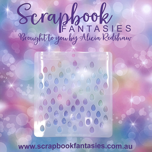 Scrapbook Fantasies Stencil Template Mask - 5.5”x5.5” - Lots of Eggs 768012
