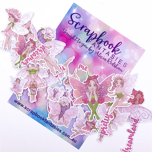Dreamland Colour-Cuts - Fairies 9 (25 pieces) Designed by Alicia Redshaw