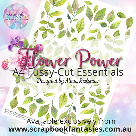 Flower Power A4 Colour Fussy-Cut Essentials - Leaves 73723705