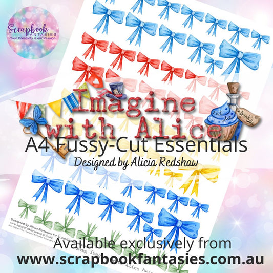 Imagine with Alice A4 Colour Fussy-Cut Essentials - Alices Bows 7349204