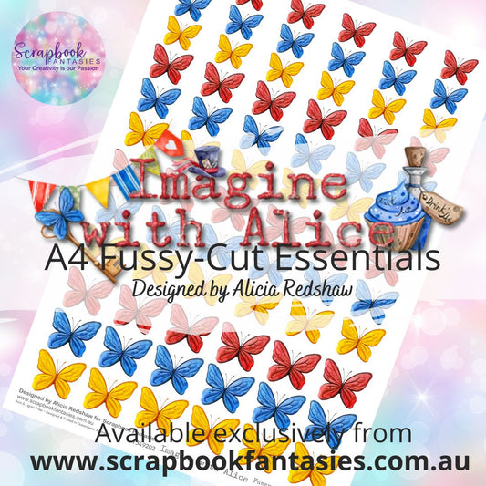 Imagine with Alice A4 Colour Fussy-Cut Essentials - Butterflies 7349202