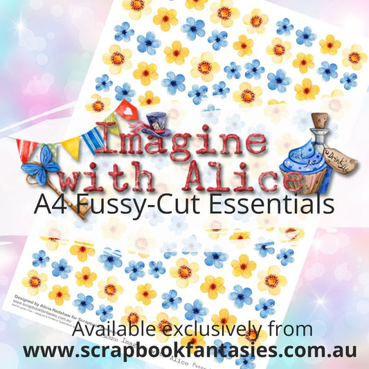 Imagine with Alice A4 Colour Fussy-Cut Essentials - Flowers 7349200