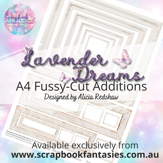 Lavender Dreams A4 Colour Fussy-Cut Additions  - Frames 532418