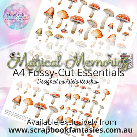 Magical Memories A4 Colour Fussy-Cut Essentials - Mushrooms 667228