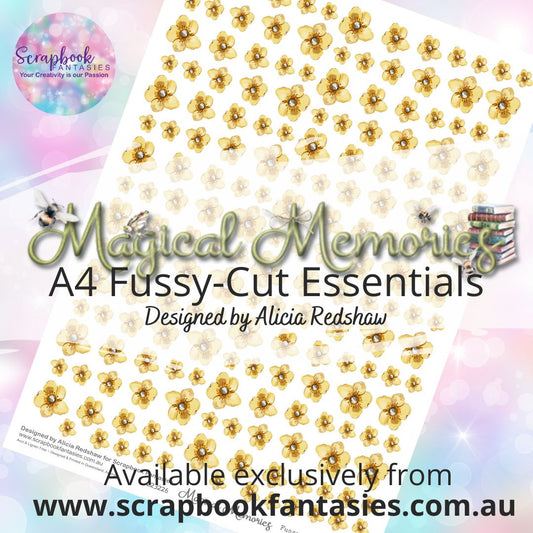 Magical Memories A4 Colour Fussy-Cut Essentials - Yellow Flowers 667226