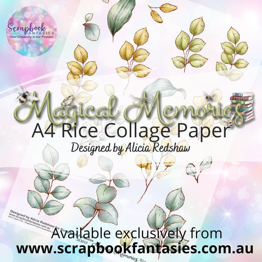 Magical Memories A4 Rice Collage Paper - Leaves 667219