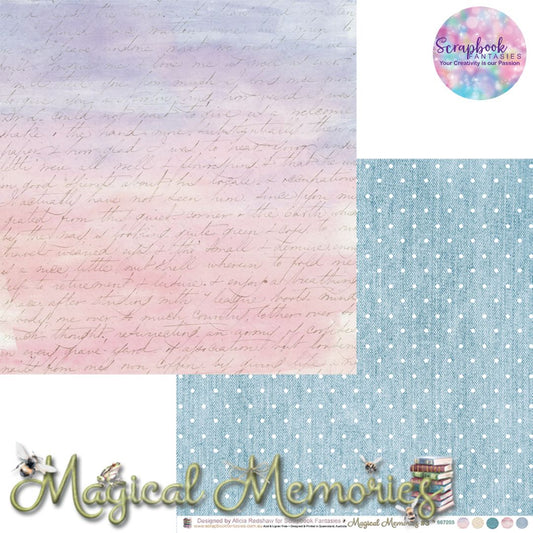 Magical Memories 12x12 Double-Sided Patterned Paper 3 - Designed by Alicia Redshaw Exclusively for Scrapbook Fantasies 667203
