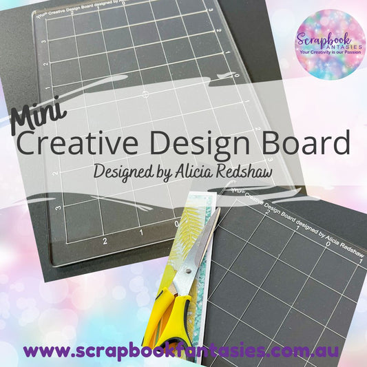 Scrapbook Fantasies Mini Creative Design Board - 7"x9" - Designed by Alicia Redshaw 15547