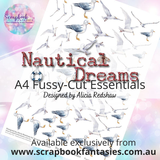 Nautical Dreams A4 Colour Fussy-Cut Essentials - Seagulls 2 342437