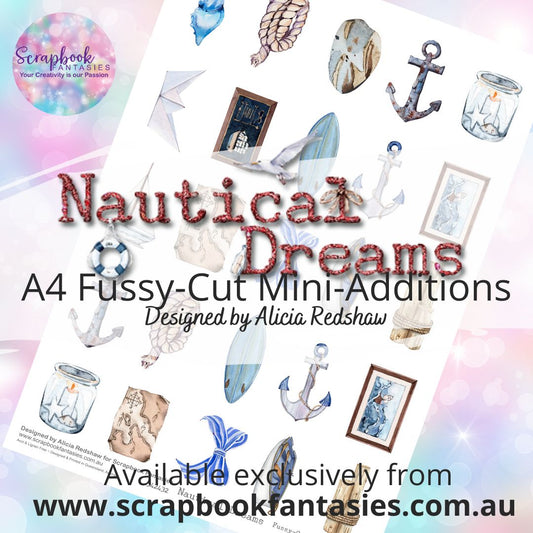 Nautical Dreams A4 Colour Fussy-Cut Mini-Additions - Sea Stuff 342432