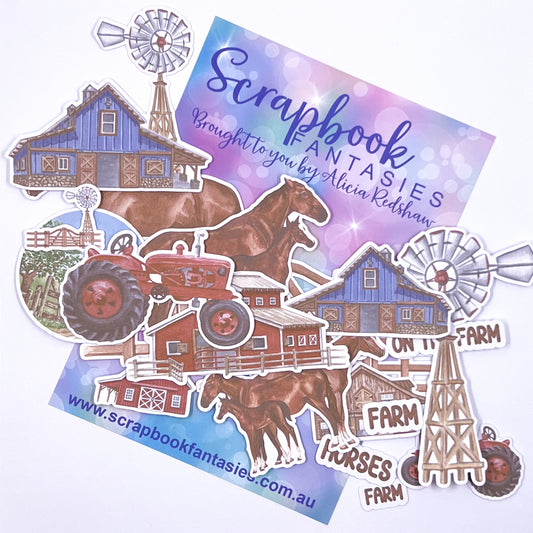On the Farm Colour-Cuts - On the Farm (20 pieces) Designed by Alicia Redshaw