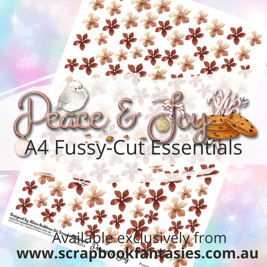Peace & Joy A4 Colour Fussy-Cut Essentials - Tiny Flowers 7372511