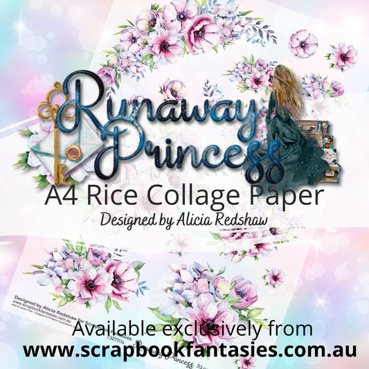 Runaway Princess A4 Rice Collage Paper - Bouquets