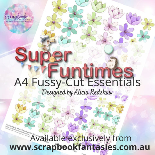 Super Funtimes A4 Colour Fussy-Cut Essentials - Flowers 3 738018