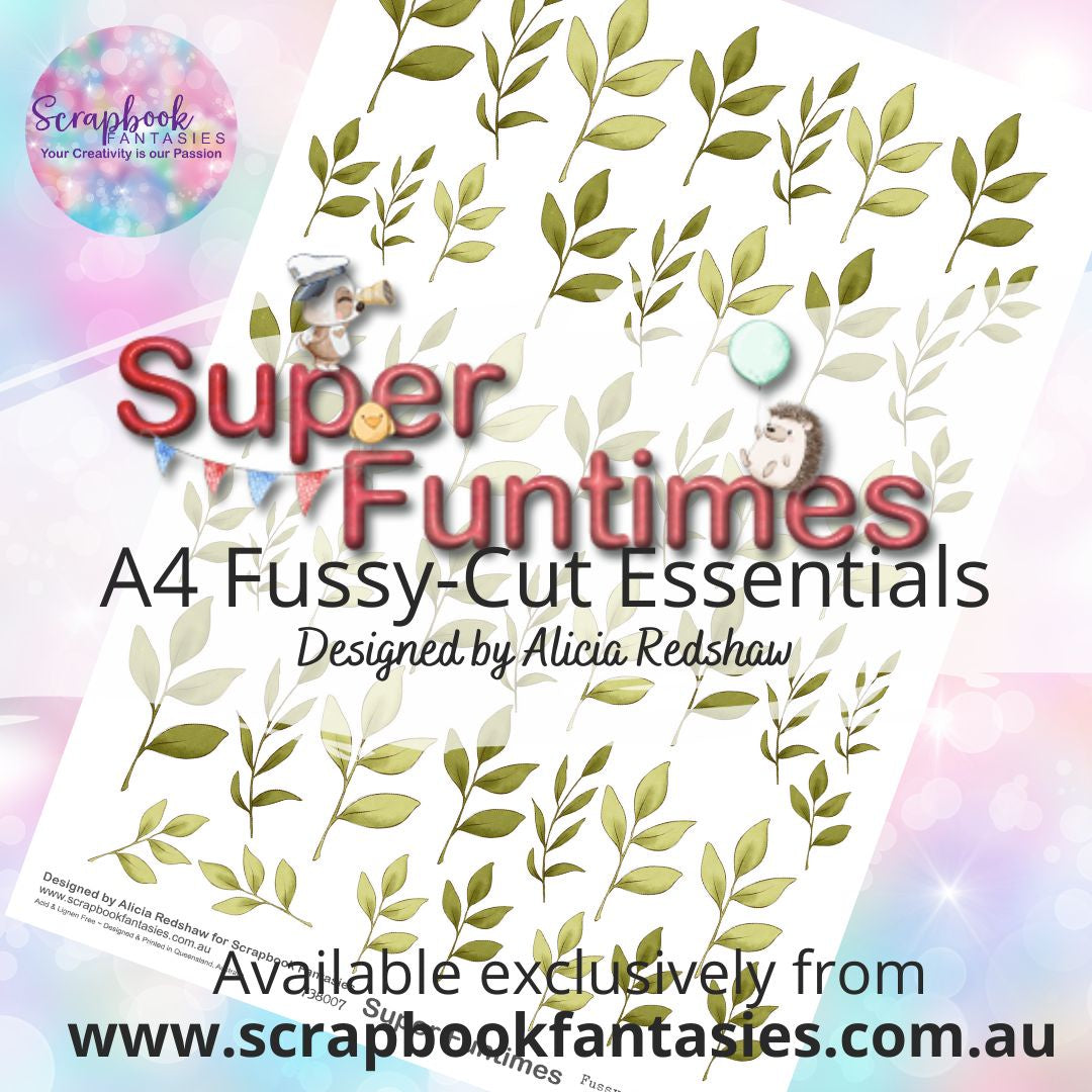 Super Funtimes A4 Colour Fussy-Cut Essentials - Leaves 738007