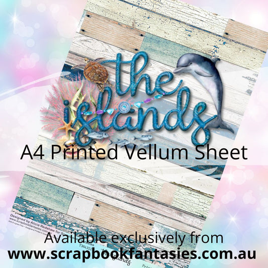 the islands A4 Printed Vellum Sheet - Multicoloured Timber 7384311