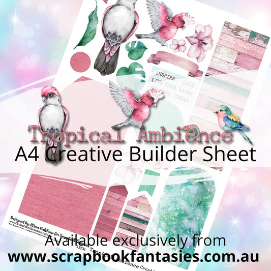 Tropical Ambience A4 Creative Builder - Designed by Alicia Redshaw