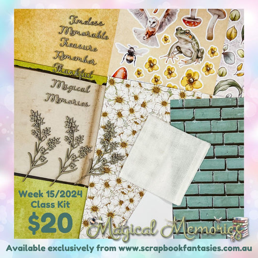 Class Kit for Live Classes Week 15/2024 with Alicia Redshaw (Monday 8 April) - Magical Memories