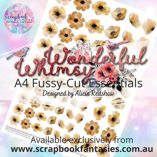 Wonderful Whimsy A4 Colour Fussy-Cut Essentials - Autumn Flowers 992414