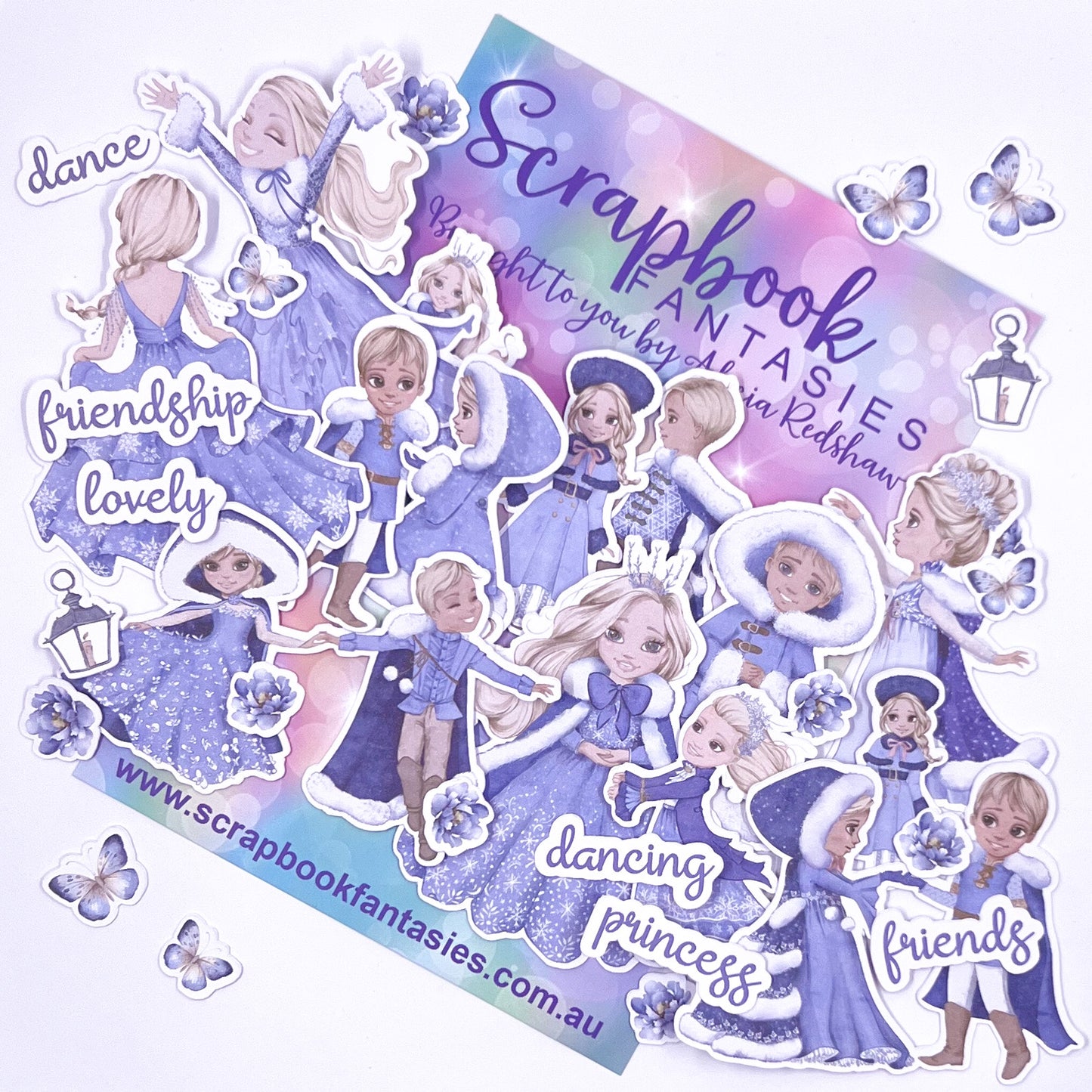 Snow Princess Colour-Cuts - Princes & Princesses 11 (34 pieces) Designed by Alicia Redshaw 14832