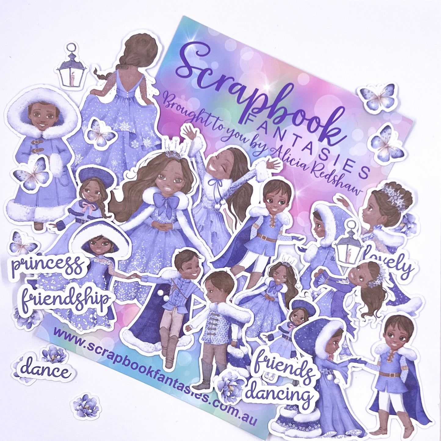 Snow Princess Colour-Cuts - Princes & Princesses 15 (34 pieces) Designed by Alicia Redshaw 14842