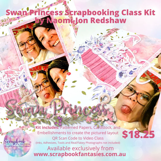 Swan Princess Scrapbook Layout Class with Naomi-Jon Redshaw - GICS #16 - 29 January 2023